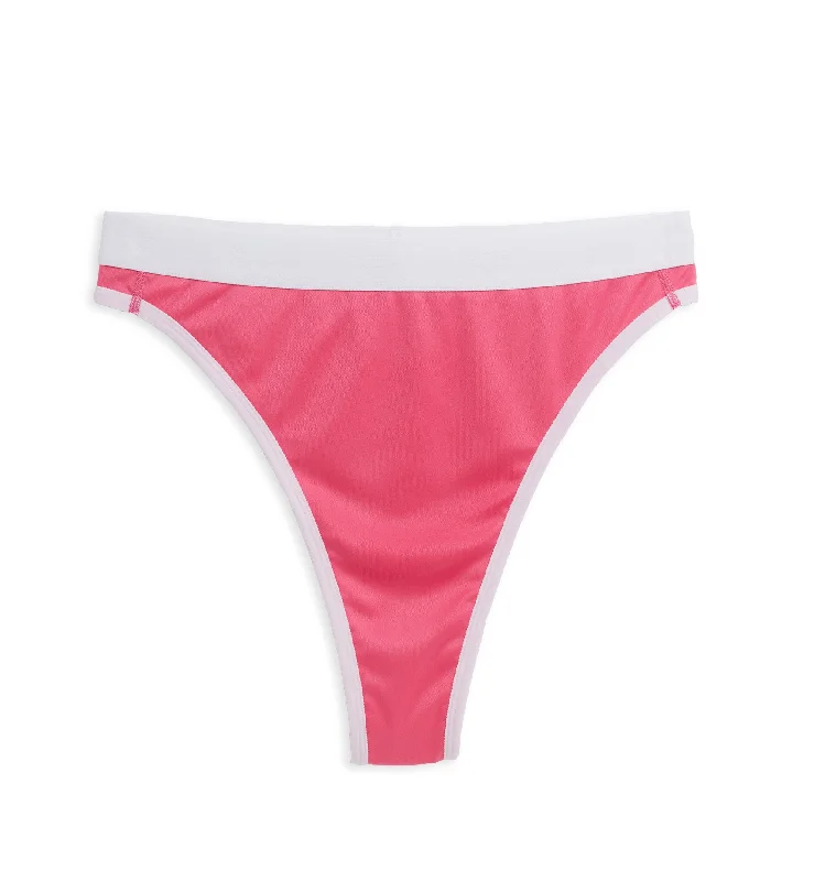 Tucking High Leg Thong LC - Hyper Pink